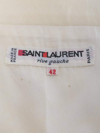 Yves Saint Laurent Wool gabardine skirt